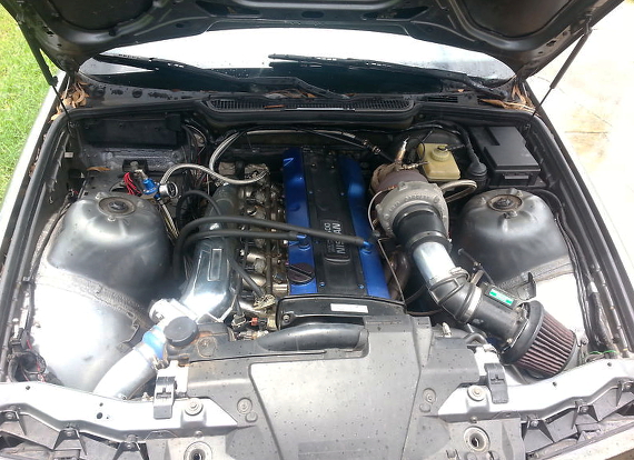 RB25DETエンジン換装E36型BMW20130806_1