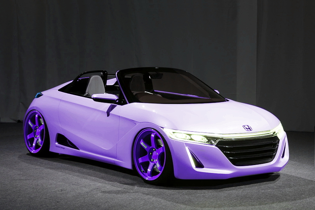 紫ホンダS660コンセプト20131117_1