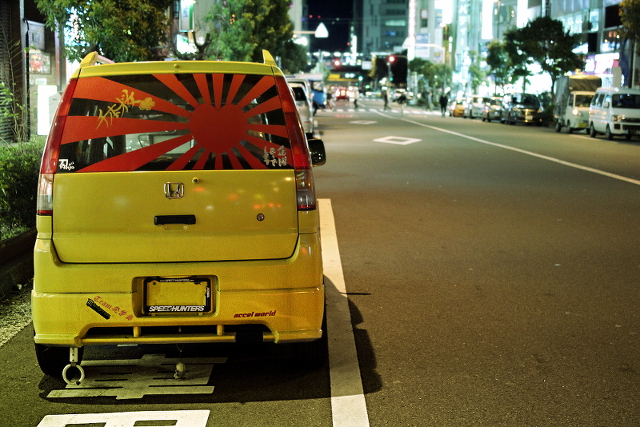 2014年1月19日撮影!秋葉原痛車ストリート(千本桜･ホンダJA4型ライフ)