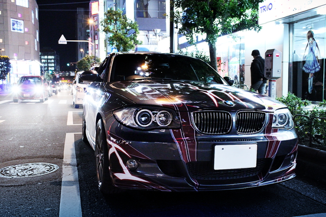 2014年1月31日撮影!秋葉原痛車ストリート(蒼き鋼のアルペジオ･E87型BMW1シリーズMスポーツ)