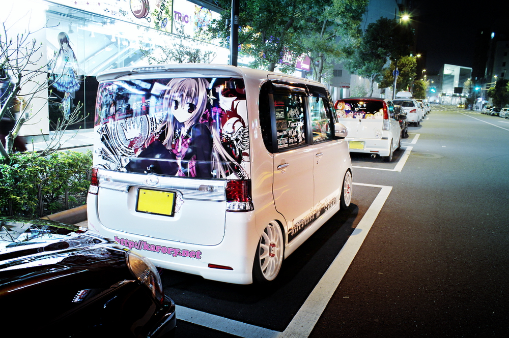 14年3月29日撮影 秋葉原痛車ストリート 蒼海舞香仕様 ダイハツ タントカスタム