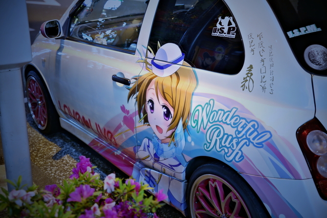 LOVELIVE痛車NISSANmarch秋葉原20144_4