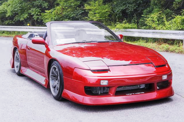 S14用srdet移植 ワンビア化 S13型シルビアコンバーチブル改ブリスターワイド 希少車両ymモービルメイツamiの動画