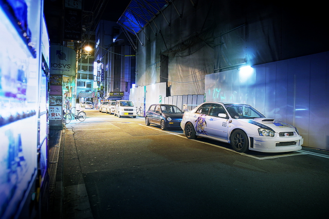 2014年9月14日撮影!秋葉原痛車ストリート(カルマルカサークル仕様GDBインプレッサWRX･STI)