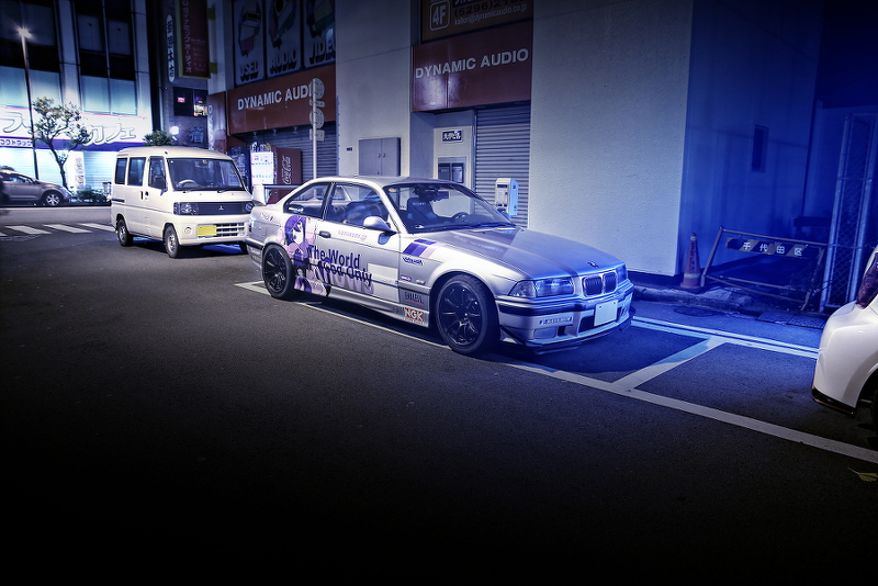 2014年9月12日撮影!秋葉原痛車ストリート(神のみぞ知るセカイ･ハクア/E36型BMW･M3クーペ)