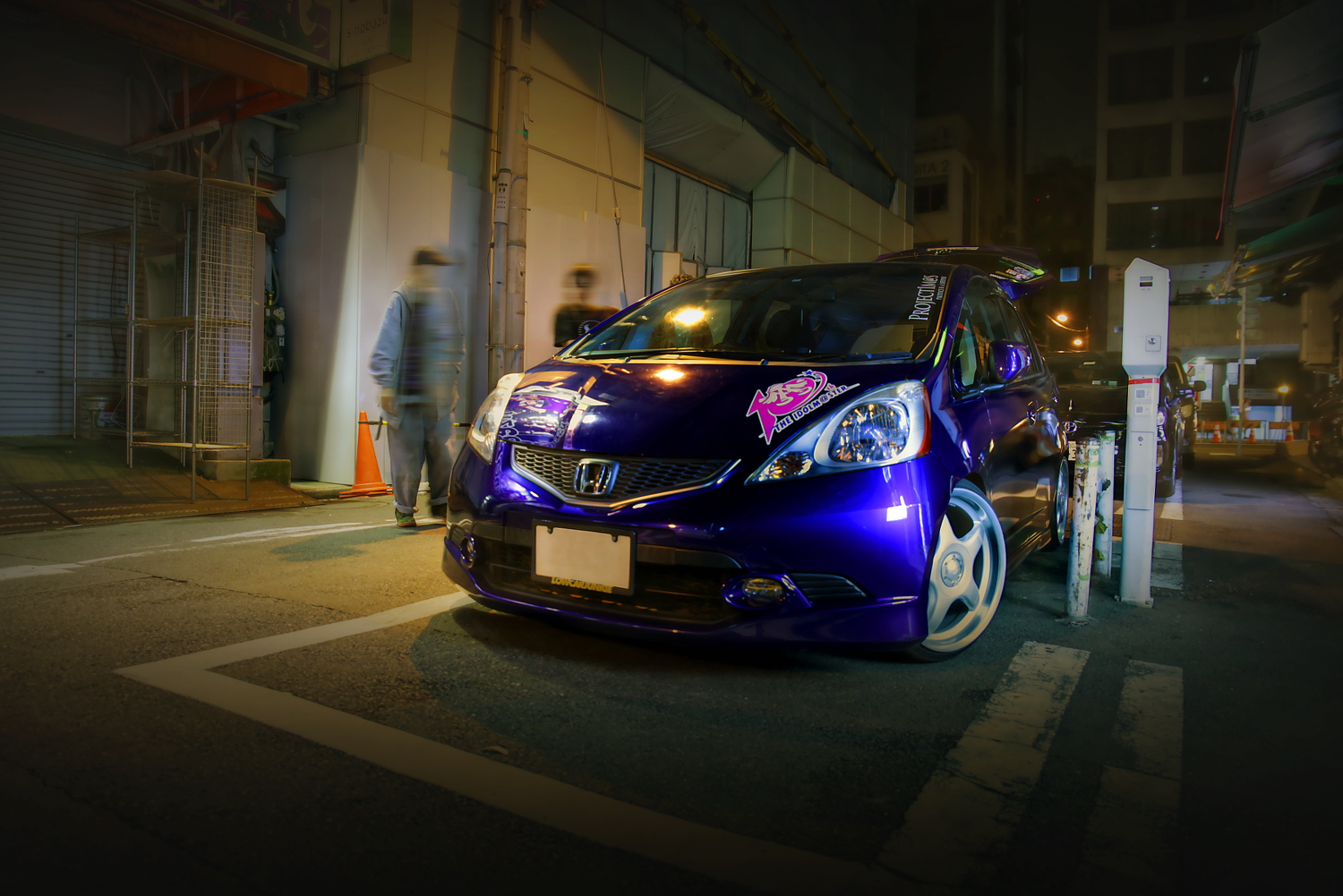 2015年6月撮影!秋葉原痛車ストリート(アイドルマスター/ホンダ･フィット(GTS-fourさん))