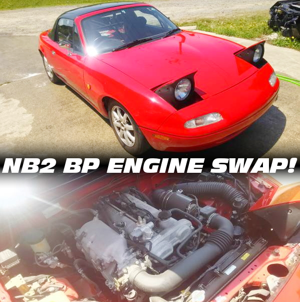 NB2型RS2流用BP系エンジン換装!6速MT組み合わせ!初代NA系マツダ･ロードスターの中古車を掲載!
