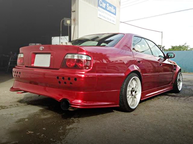 REAR EXTERIOR RED JZX100 CHASER