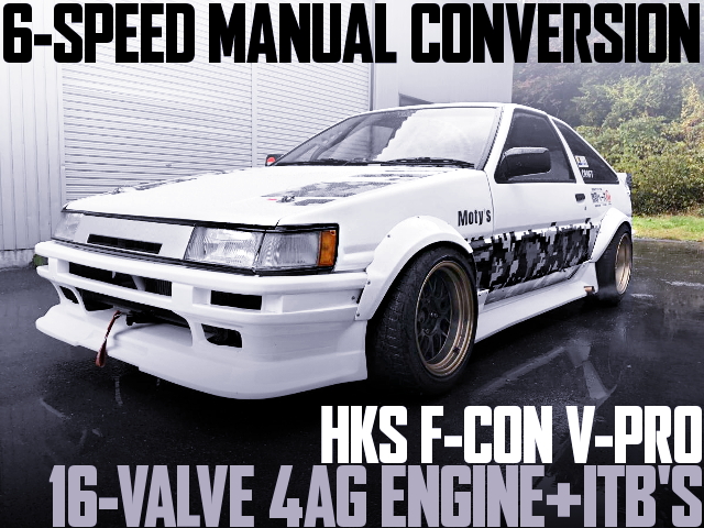6-SPEED MANUAL AE86 LEVIN