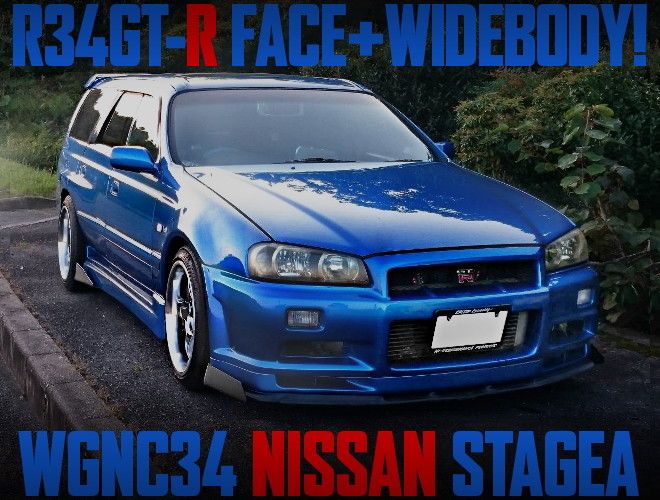 WGNC34 STAGEA R34 GTR FACE