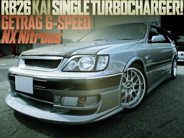 RB26 SINGLE TURBO WITH NOS WGNC34 STAGEA