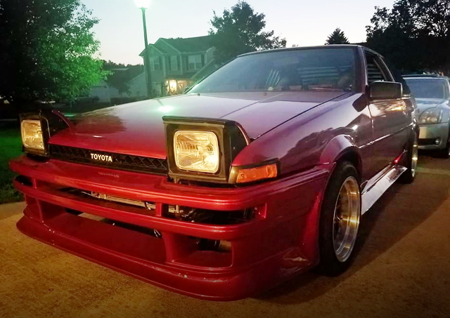 FRONT EXTERIOR US MODEL AE86
