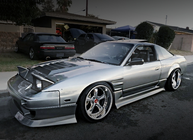 FRONT EXTERIOR S13 NISSAN 240SX SILVER
