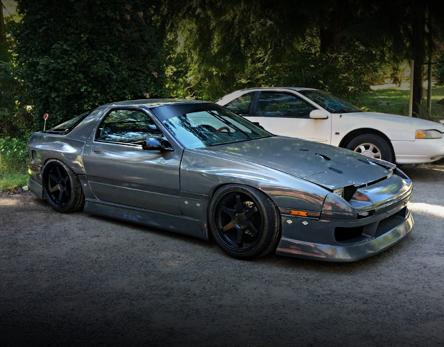 FRONT SIDE EXTERIOR FC3S RX7 GRAY