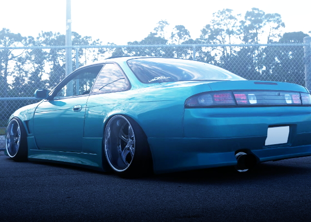 REAR SIDE EXTERIOR S14 240SX WIDEBODY