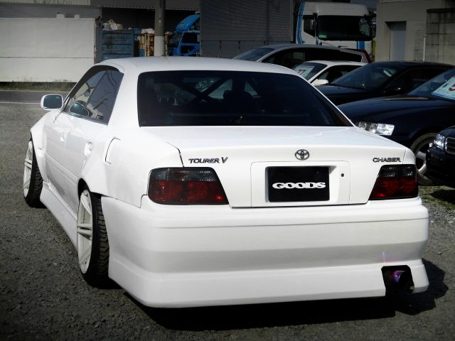 REAR EXTERIOR JZX100 CHASER WIDEBODY WHITE