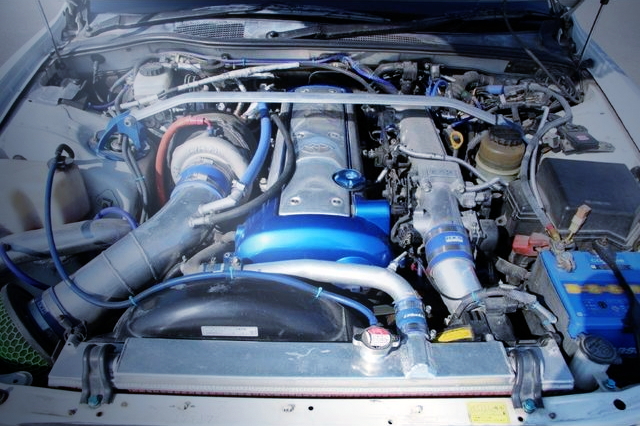 1JZ ENGINE WITH TRUST T67-25G TURBOCHARGED 