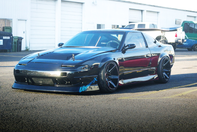 FRONT FACE 240SX BLACK WIDEBODY