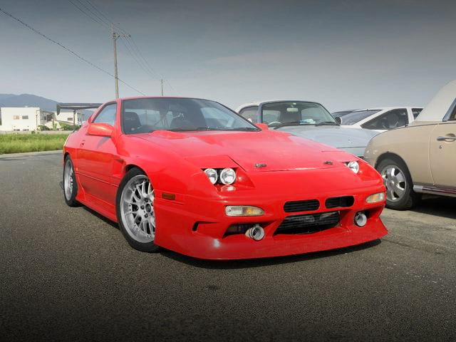 FRONT FACE FC3S RX-7 RED