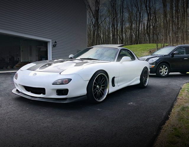 FRONT EXTERIOR FD3S RX-7 WHITE