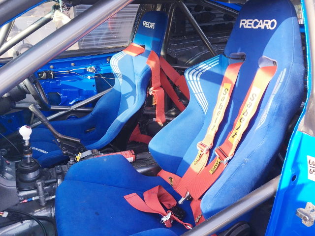 BLUE RECARO SEATS