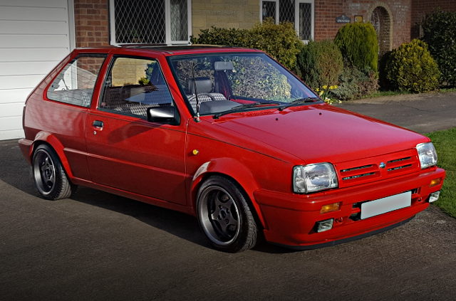 FRONT EXTERIOR K10 NISSAN MICRA RED