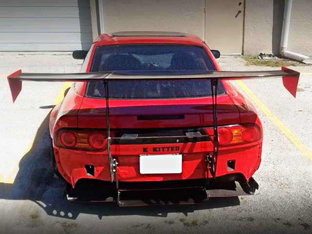 REAR GT WING OF S13 240SX TAIL