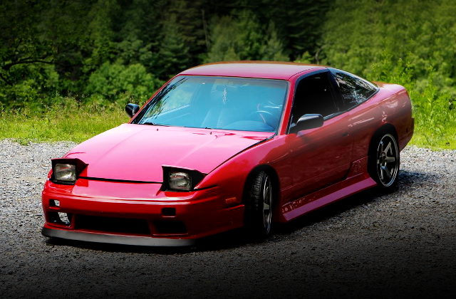 FRONT EXTERIOR S13 240SX RED