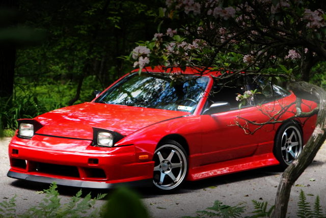 FRONT FACE S13 NISSAN 240SX RED
