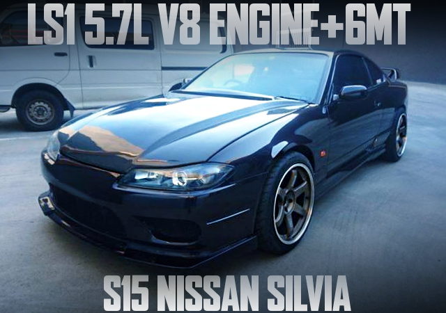 LS1 V8 ENGINE S15 SILVIA BLACK