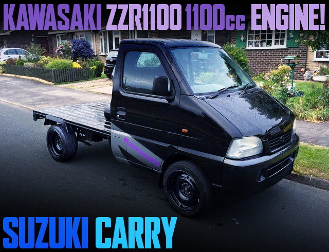 ZZR1100 BIKE ENGINE SWAP SUZUKI CARRY