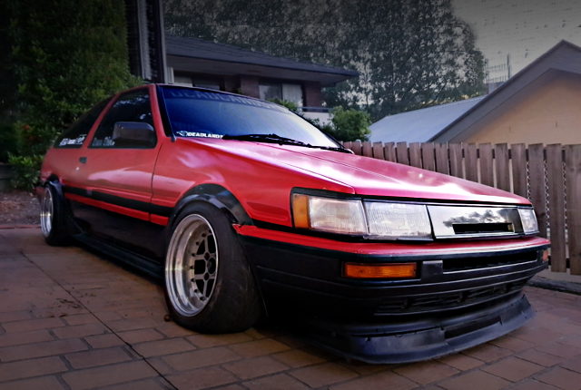 FRONT FACE AE86 LEVIN