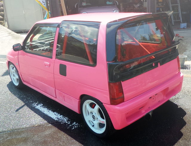 REAR EXTERIOR CR22S ALTO WORKS PINK