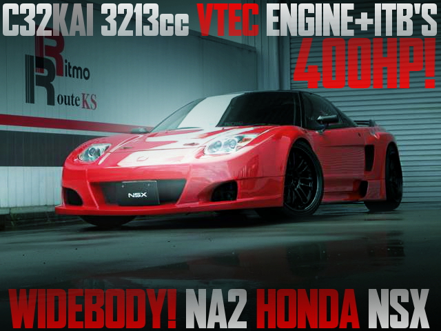 C32KAI 3213cc VTEC WITH ITB NA2 NSX WIDEBODY RED