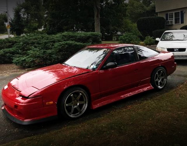 FRONT EXTERIOR S13 240SX RED 