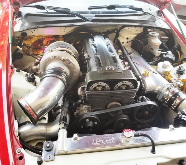 2JZ-GTE ENGINE WITH HOLSET SINGLE TURBO