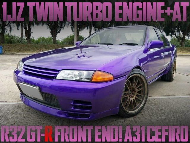 R32GTR FRONT END A31 CEFIRO PURPLE