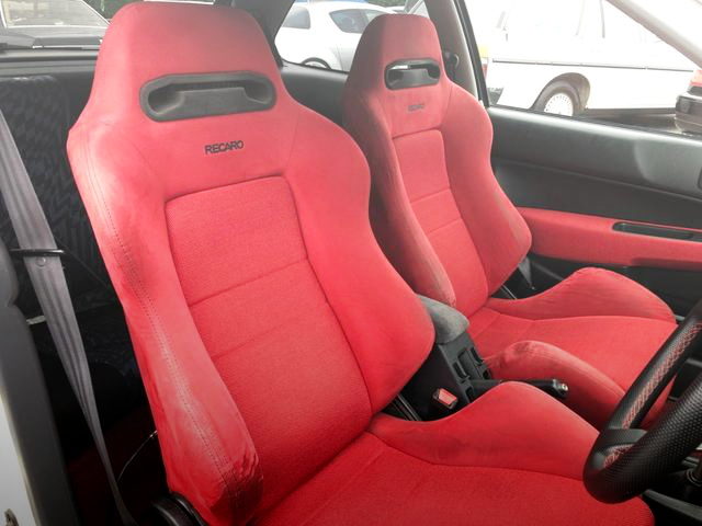 RECARO SEATS RED