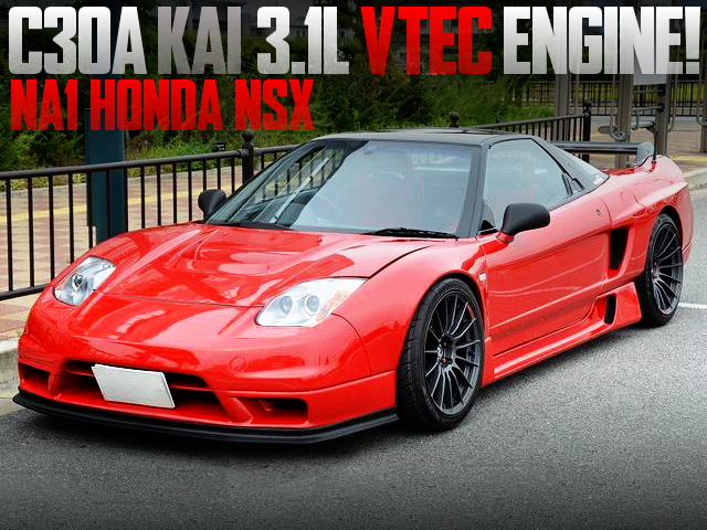C30A 3100cc ENGINE 02 WIDE NA1 NSX RED