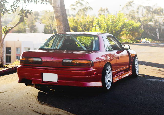 REAR EXTERIOR S13 240SX RED