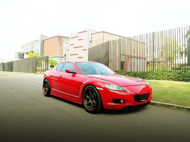 FRONT EXTERIOR MAZDA RX-8 RED