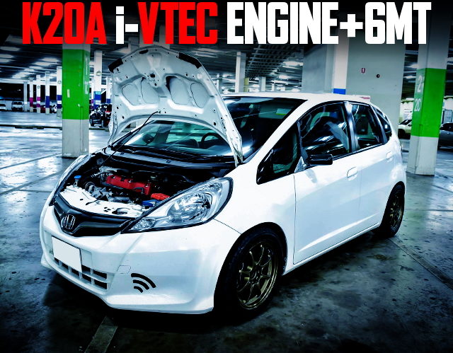 K20A iVTEC WITH 6MT GE HONDA JAZZ WHITE
