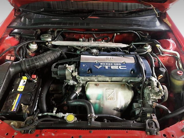 H23A VTEC ENGINE BLUE TOP