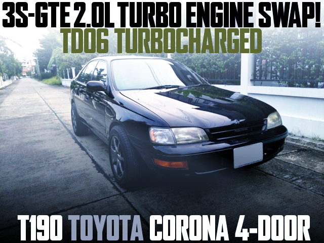 3S-GTE ENGINE WITH TD06 T190 CORONA 