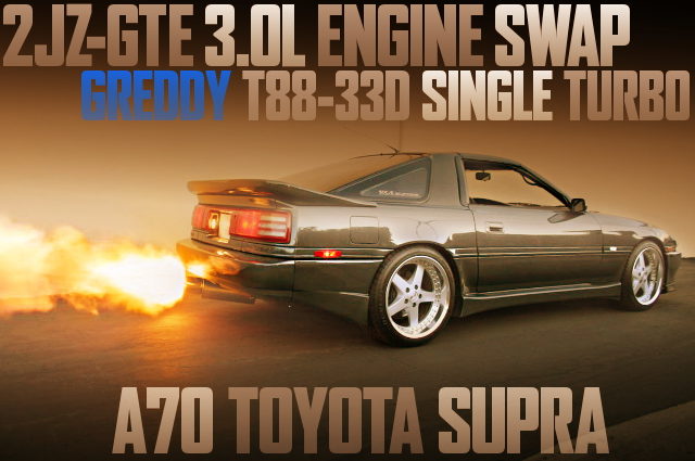 2JZ-GTE WITH T88-33D TURBO OF A70 SUPRA