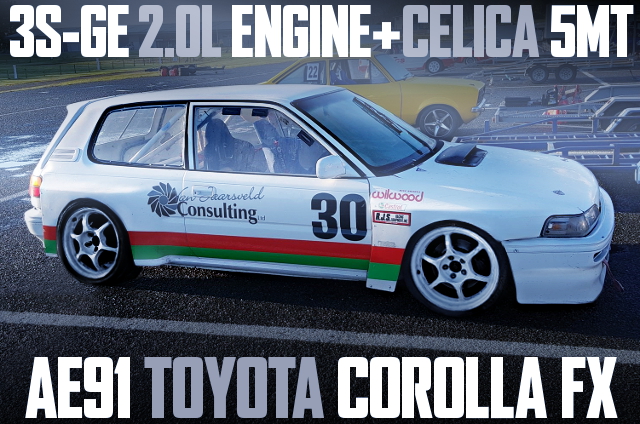 3SGE ENGINE WITH 5MT AE91 COROLLA FX