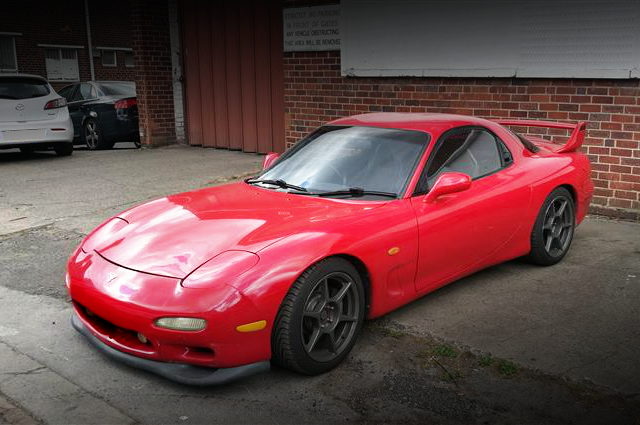 FRONT EXTERIOR FD3S MAZDA RX7 RED