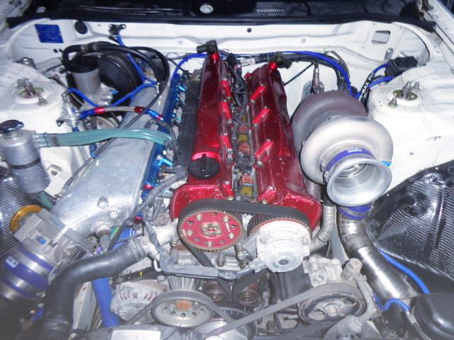 RB26 ENGINE WITH T88H-38GK SINGLE TURBO