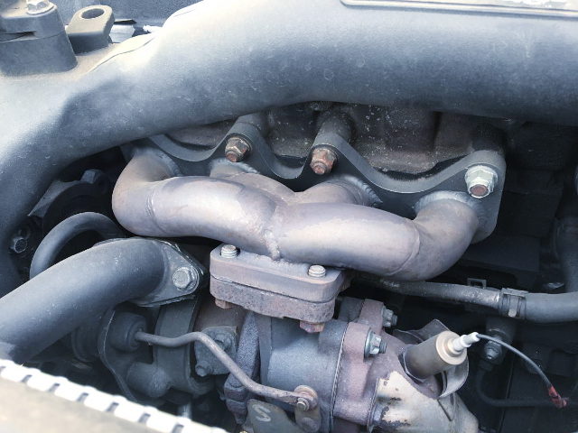 EXHAUST MANIFOLD ON 4E-FTE ENGINE