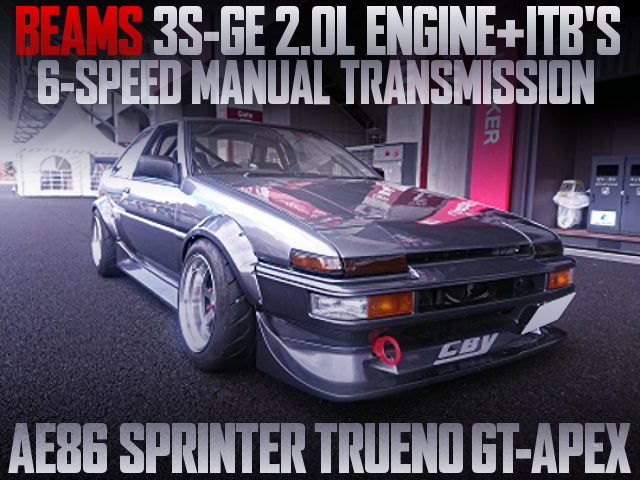 3S-GE WITH AE111 ITB AND 6MT INTO AE86 TRUENO
